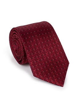 Krawat z jedwabiu we wzory ze sklepu WITTCHEN w kategorii Krawaty - zdjęcie 166152479