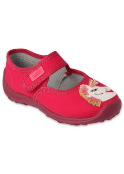 Befado  obuwie dziecięce 661X009 Różowy różowe ze sklepu ButyModne.pl w kategorii Kapcie dziecięce - zdjęcie 166154557