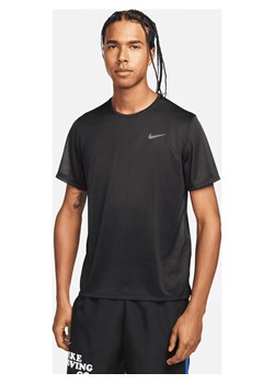 Męska koszulka z krótkim rękawem do biegania Nike Dri-FIT Miler - Czerń ze sklepu Nike poland w kategorii T-shirty męskie - zdjęcie 166155067