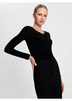 Sinsay - Koszulka z długimi rękawami - czarny ze sklepu Sinsay w kategorii Bluzki damskie - zdjęcie 166161098