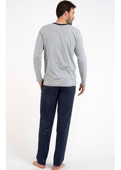 Piżama męska na długi rękaw i z długą nogawką Zbyszek, Kolor szaro-granatowy, Rozmiar XL, Italian Fashion - id: 180020 - marki Italian Fashion - 166161367 Piżama męska na długi rękaw i z długą nogawką Zbyszek, Kolor szaro-granatowy, Rozmiar XL, Italian Fashion ze sklepu Intymna w kategorii Piżamy męskie - zdjęcie 166161367