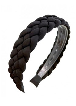 Opaska do włosów pleciona - czarna ze sklepu magmac.pl w kategorii Opaski do włosów - zdjęcie 166165796