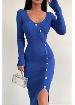 Sukienka PRATA BLUE ze sklepu Ivet Shop w kategorii Sukienki - zdjęcie 166167537
