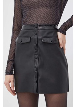 Bruuns Bazaar spódnica kolor czarny mini prosta ze sklepu ANSWEAR.com w kategorii Spódnice - zdjęcie 166173855