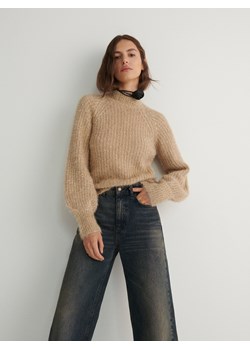 Reserved - Sweter z metalizowanym włóknem - złoty ze sklepu Reserved w kategorii Swetry damskie - zdjęcie 166179497