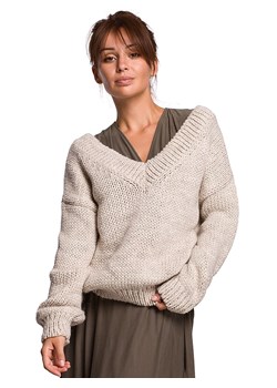 Be Wear Sweter w kolorze beżowym ze sklepu Limango Polska w kategorii Swetry damskie - zdjęcie 166180399