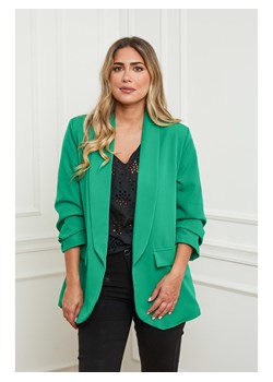 Plus Size Company Blezer &quot;Idyle&quot; w kolorze zielonym ze sklepu Limango Polska w kategorii Marynarki damskie - zdjęcie 166180666
