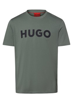 HUGO T-shirt męski Mężczyźni Bawełna jodłowy nadruk ze sklepu vangraaf w kategorii T-shirty męskie - zdjęcie 166181368