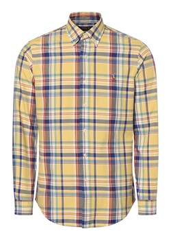 Polo Ralph Lauren Koszula męska Mężczyźni Slim Fit Bawełna cytrynowy w kratkę ze sklepu vangraaf w kategorii Koszule męskie - zdjęcie 166181375