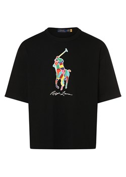 Polo Ralph Lauren T-shirt męski Mężczyźni Bawełna czarny nadruk ze sklepu vangraaf w kategorii T-shirty męskie - zdjęcie 166181376