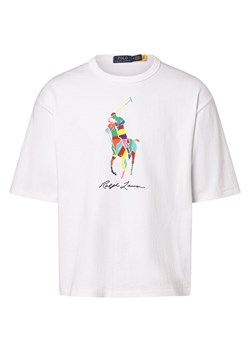 Polo Ralph Lauren T-shirt męski Mężczyźni Bawełna biały nadruk ze sklepu vangraaf w kategorii T-shirty męskie - zdjęcie 166181377