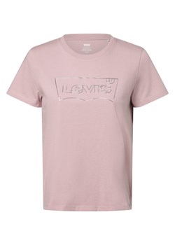 Levi's T-shirt damski Kobiety Bawełna brudny róż jednolity ze sklepu vangraaf w kategorii Bluzki damskie - zdjęcie 166181397