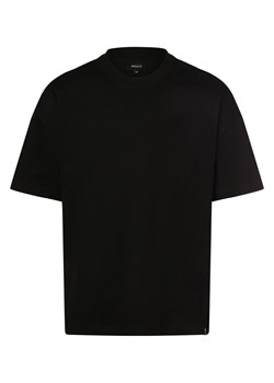 Aygill's T-shirt męski Mężczyźni Bawełna czarny jednolity ze sklepu vangraaf w kategorii T-shirty męskie - zdjęcie 166181405