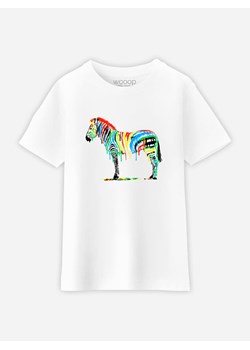 WOOOP Koszulka &quot;Fresh Paint&quot; w kolorze białym ze sklepu Limango Polska w kategorii T-shirty chłopięce - zdjęcie 166187299