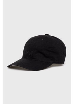 Helly Hansen czapka kolor czarny z aplikacją 38791-597 ze sklepu PRM w kategorii Czapki z daszkiem męskie - zdjęcie 166191169