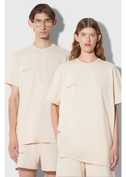 Pangaia t-shirt kolor beżowy z nadrukiem ze sklepu PRM w kategorii T-shirty męskie - zdjęcie 166191806