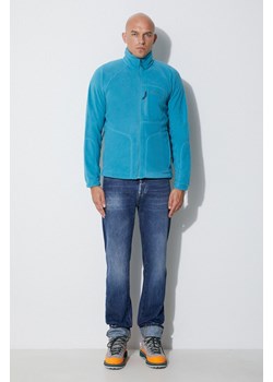 Columbia bluza męska kolor turkusowy gładka ze sklepu PRM w kategorii Bluzy męskie - zdjęcie 166192136