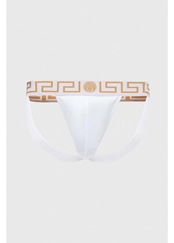Versace jockstrap kolor biały AUU01017 A232741 ze sklepu PRM w kategorii Majtki męskie - zdjęcie 166192327