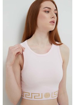 Versace top kolor różowy 1008598 ze sklepu PRM w kategorii Bluzki damskie - zdjęcie 166192549