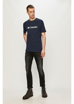 Columbia t-shirt męski kolor granatowy 1680053-014 ze sklepu PRM w kategorii T-shirty męskie - zdjęcie 166193246