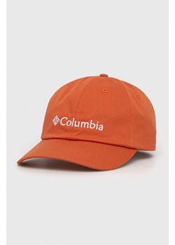 Columbia czapka z daszkiem ROC II kolor pomarańczowy z aplikacją 1766611 ze sklepu PRM w kategorii Czapki z daszkiem męskie - zdjęcie 166193477