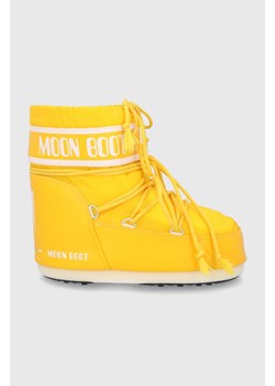 Moon Boot Śniegowce kolor żółty ze sklepu PRM w kategorii Śniegowce damskie - zdjęcie 166193695