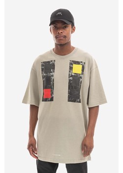 A-COLD-WALL* t-shirt bawełniany kolor szary wzorzysty ACWMTS097-COLDGREY ze sklepu PRM w kategorii T-shirty męskie - zdjęcie 166194209