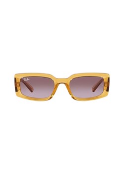 Ray-Ban okulary przeciwsłoneczne KILIANE kolor żółty 0RB4395 ze sklepu PRM w kategorii Okulary przeciwsłoneczne damskie - zdjęcie 166194455