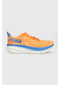 Hoka buty do biegania Clifton 9 kolor pomarańczowy 1127895 ze sklepu PRM w kategorii Buty sportowe męskie - zdjęcie 166195078