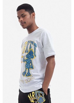 Market t-shirt bawełniany kolor szary z nadrukiem 399000616-16 ze sklepu PRM w kategorii T-shirty męskie - zdjęcie 166195129