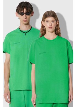 Pangaia t-shirt bawełniany kolor zielony z nadrukiem ze sklepu PRM w kategorii T-shirty męskie - zdjęcie 166195139