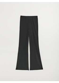 Dzianinowe spodnie dzwony czarne ze sklepu House w kategorii Spodnie damskie - zdjęcie 166196367
