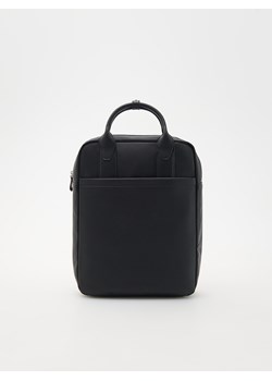 Reserved - Plecak z imitacji skóry - czarny ze sklepu Reserved w kategorii Torby męskie - zdjęcie 166196576