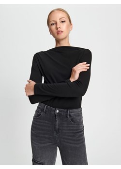 Sinsay - Koszulka z długimi rękawami - czarny ze sklepu Sinsay w kategorii Bluzki damskie - zdjęcie 166197699