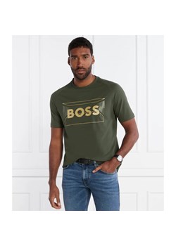 BOSS GREEN T-shirt Tee 2 | Regular Fit | stretch ze sklepu Gomez Fashion Store w kategorii T-shirty męskie - zdjęcie 166200527