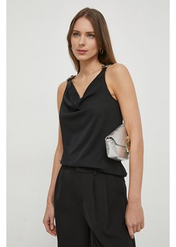 Lauren Ralph Lauren bluzka kolor czarny gładka ze sklepu ANSWEAR.com w kategorii Bluzki damskie - zdjęcie 166203037