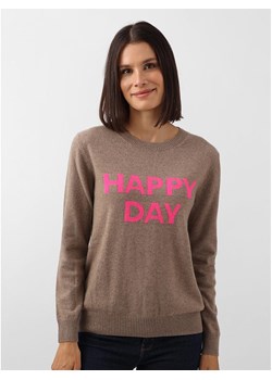 Zwillingsherz Kaszmirowy sweter w kolorze jasnobrązowym ze sklepu Limango Polska w kategorii Swetry damskie - zdjęcie 166206036