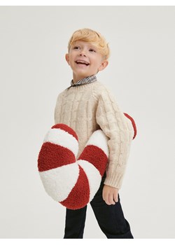 Reserved - Strukturalny sweter - złamana biel ze sklepu Reserved w kategorii Swetry chłopięce - zdjęcie 166206538