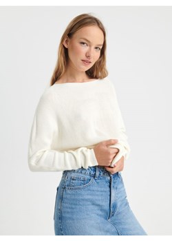 Sinsay - Sweter w prążki - kremowy ze sklepu Sinsay w kategorii Swetry damskie - zdjęcie 166207438