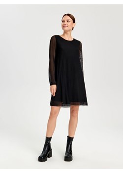 Sinsay - Sukienka mini prążkowana - czarny ze sklepu Sinsay w kategorii Sukienki - zdjęcie 166212955