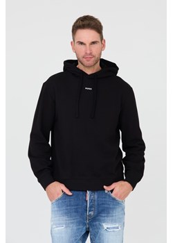 HUGO Czarna bluza Sweatshirt with hood, Wybierz rozmiar XL ze sklepu outfit.pl w kategorii Bluzy męskie - zdjęcie 166213049