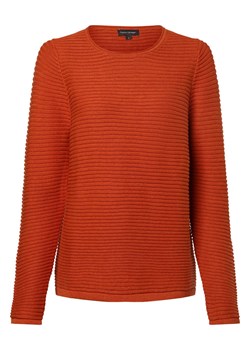 Franco Callegari Sweter damski Kobiety Bawełna pomarańczowy jednolity ze sklepu vangraaf w kategorii Swetry damskie - zdjęcie 166217657