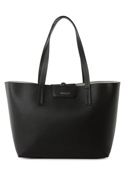HUGO Damska torba shopper z saszetką Kobiety czarny jednolity ze sklepu vangraaf w kategorii Torby Shopper bag - zdjęcie 166217728