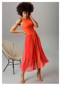Aniston Sukienka w kolorze pomarańczowym ze sklepu Limango Polska w kategorii Sukienki - zdjęcie 166222188