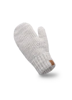 PaMaMi Rękawiczki damskie - Off-White ze sklepu JK-Collection w kategorii Rękawiczki damskie - zdjęcie 166224536