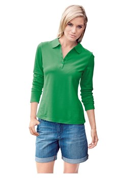 Heine Koszulka polo w kolorze zielonym ze sklepu Limango Polska w kategorii Bluzki damskie - zdjęcie 166229105
