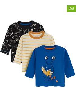 COOL CLUB Koszulki (3 szt.) w kolorze niebieskim, kremowym i czarnym ze sklepu Limango Polska w kategorii T-shirty chłopięce - zdjęcie 166230709