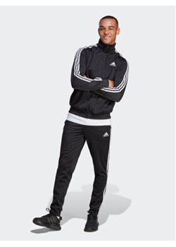 adidas Dres Basic 3-Stripes IC6747 Czarny Regular Fit ze sklepu MODIVO w kategorii Dresy męskie - zdjęcie 166234007