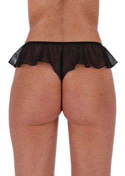 Passion stringi czarne z haftem Dianta, Kolor czarny, Rozmiar L/XL, Passion ze sklepu Intymna w kategorii Majtki damskie - zdjęcie 166239279
