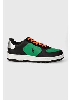 Polo Ralph Lauren sneakersy Masters Crt kolor zielony 809923934003 ze sklepu ANSWEAR.com w kategorii Buty sportowe męskie - zdjęcie 166240836